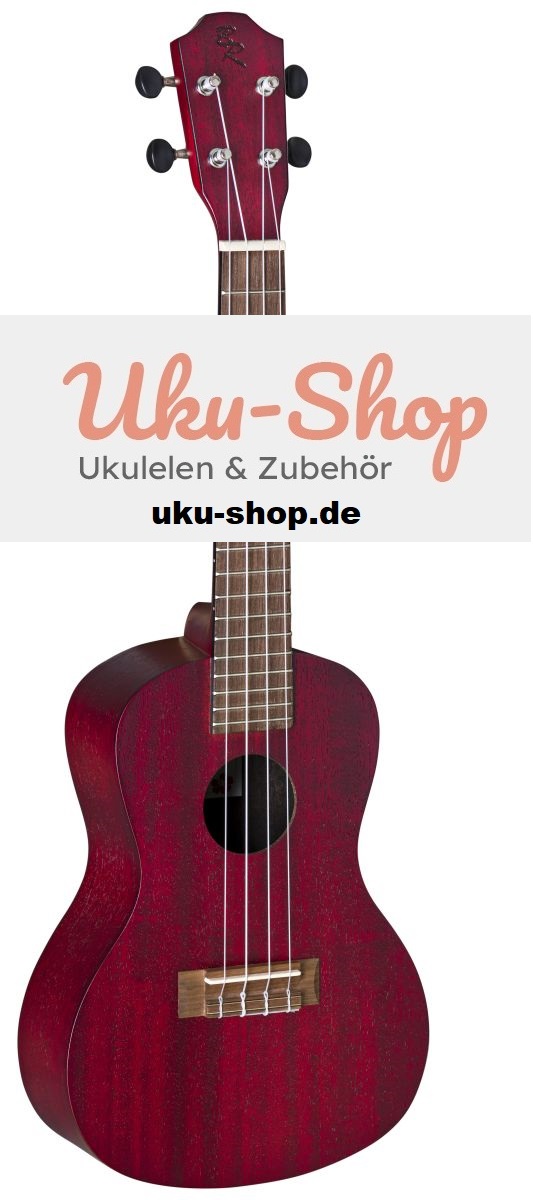Konzert Ukulele Royal Rot