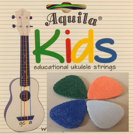 Aquila Kids Farbsaiten + Filzplektren