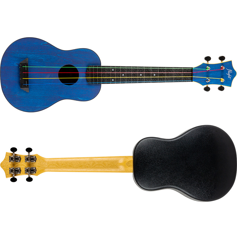 Sopran Ukulele 21"  mit längerem Hals + Zubehör zum Sonderpreis