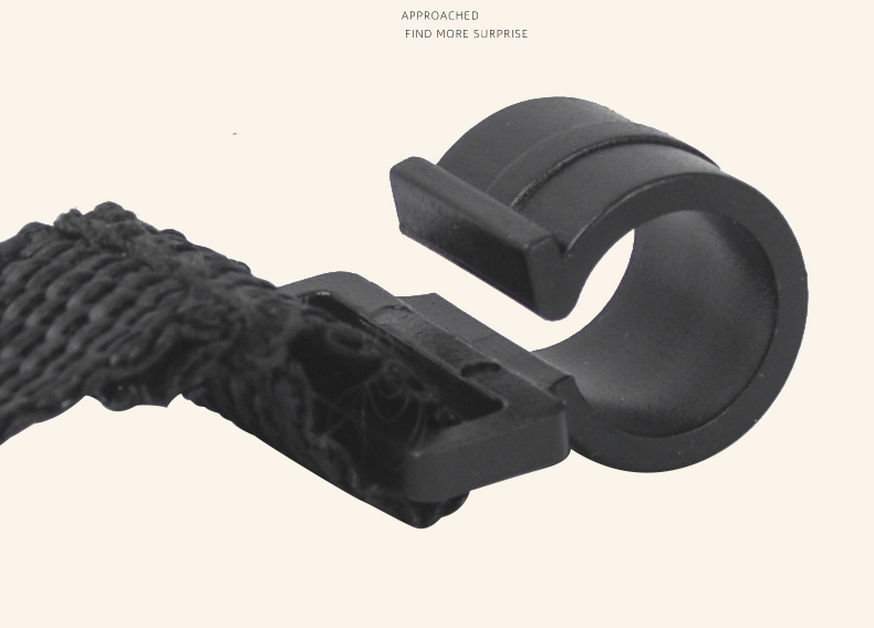 3 x Ukulele Gurt schwarz zum Einhängen am Schallloch