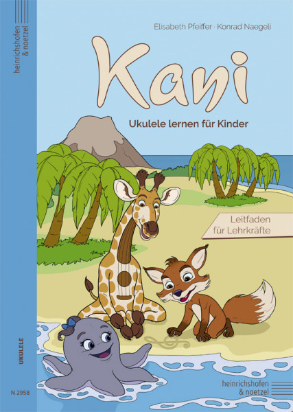 Leitfaden für Lehrkräfte - Kani Kinder Ukulele Schule + 4 Filz Plektren