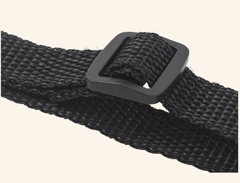 3 x Ukulele Gurt schwarz zum Einhängen am Schallloch