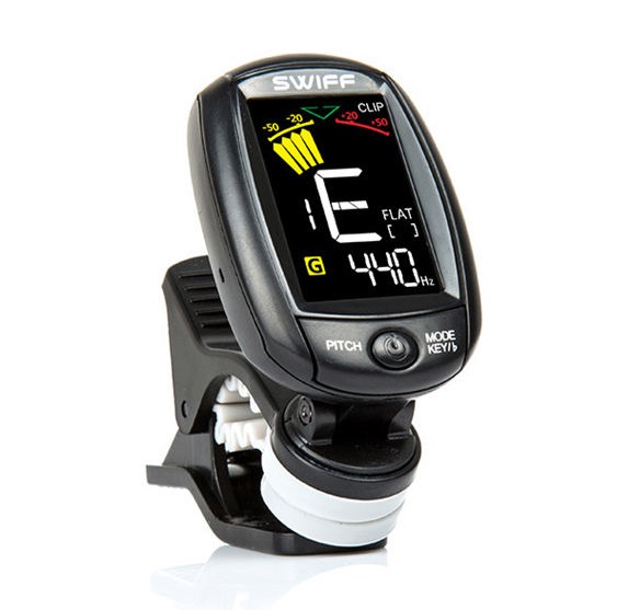 Stimmgerät Clip Tuner mit Color Display - Vibration + Micro Stimmgerät Clip Tuner mit Color Display - Vibration + Micro