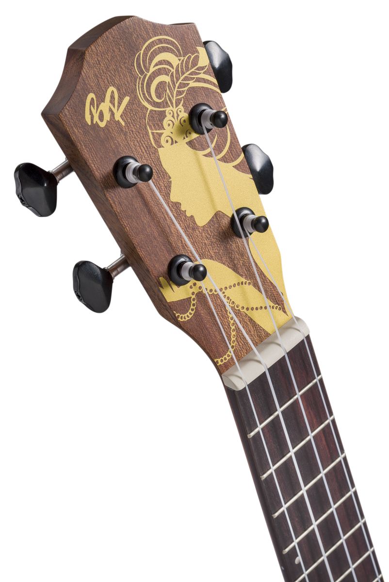 Konzert Ukulele Mahagoni mit Zubehör zum Sonderpreis