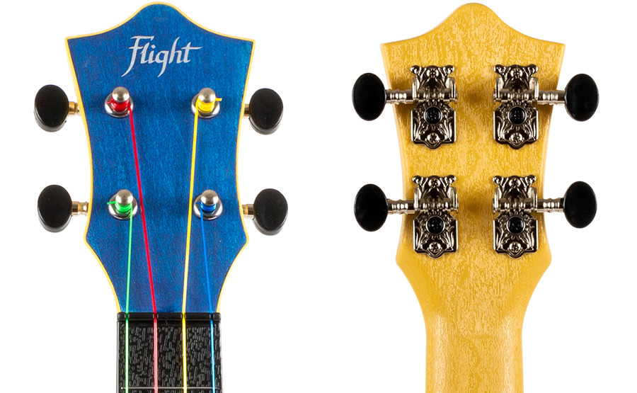 Sopran Ukulele 21"  mit längerem Hals + Zubehör zum Sonderpreis