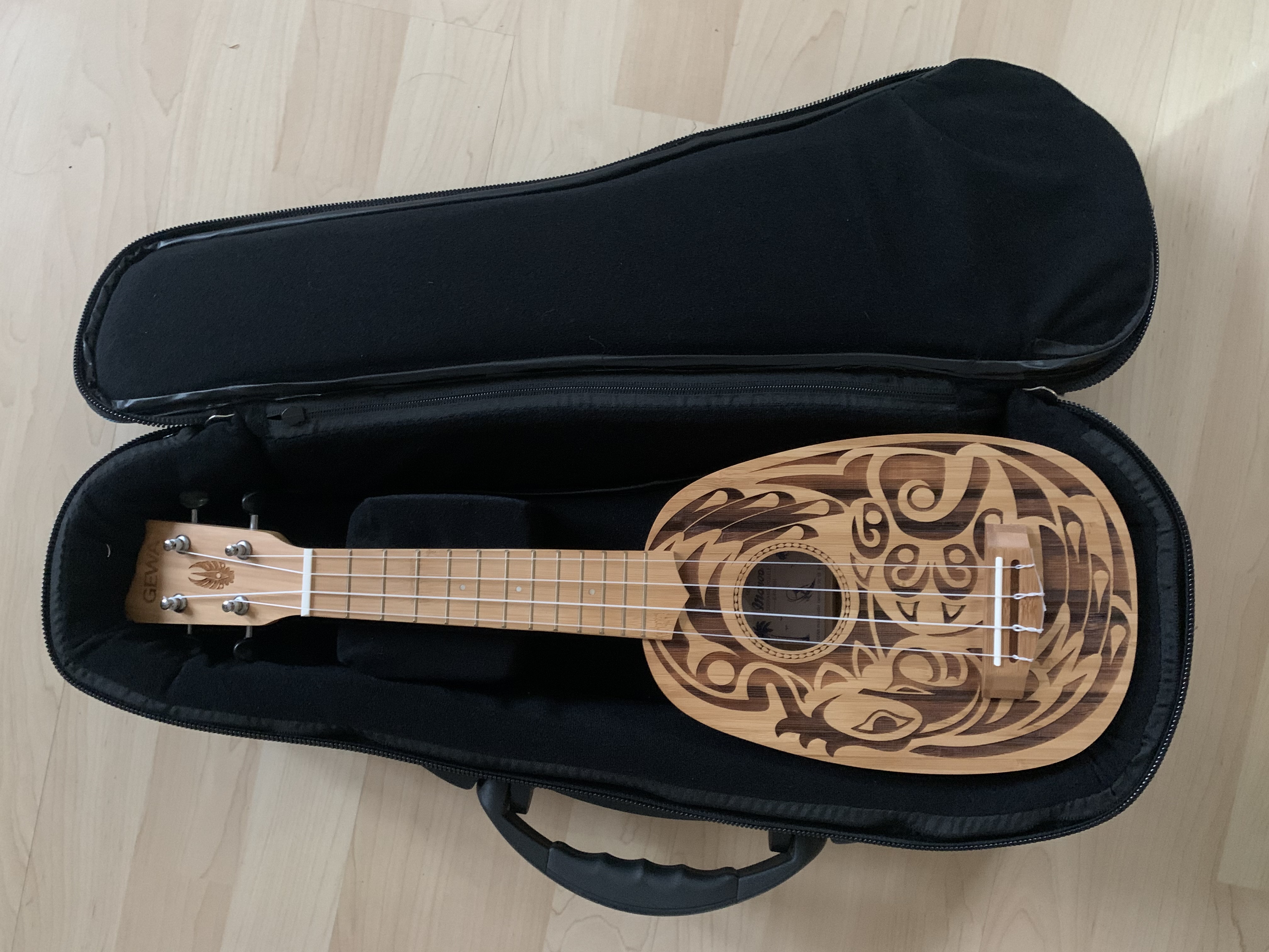 Premium Gigbag-Tasche für Sopran Ukulele 21 Zoll