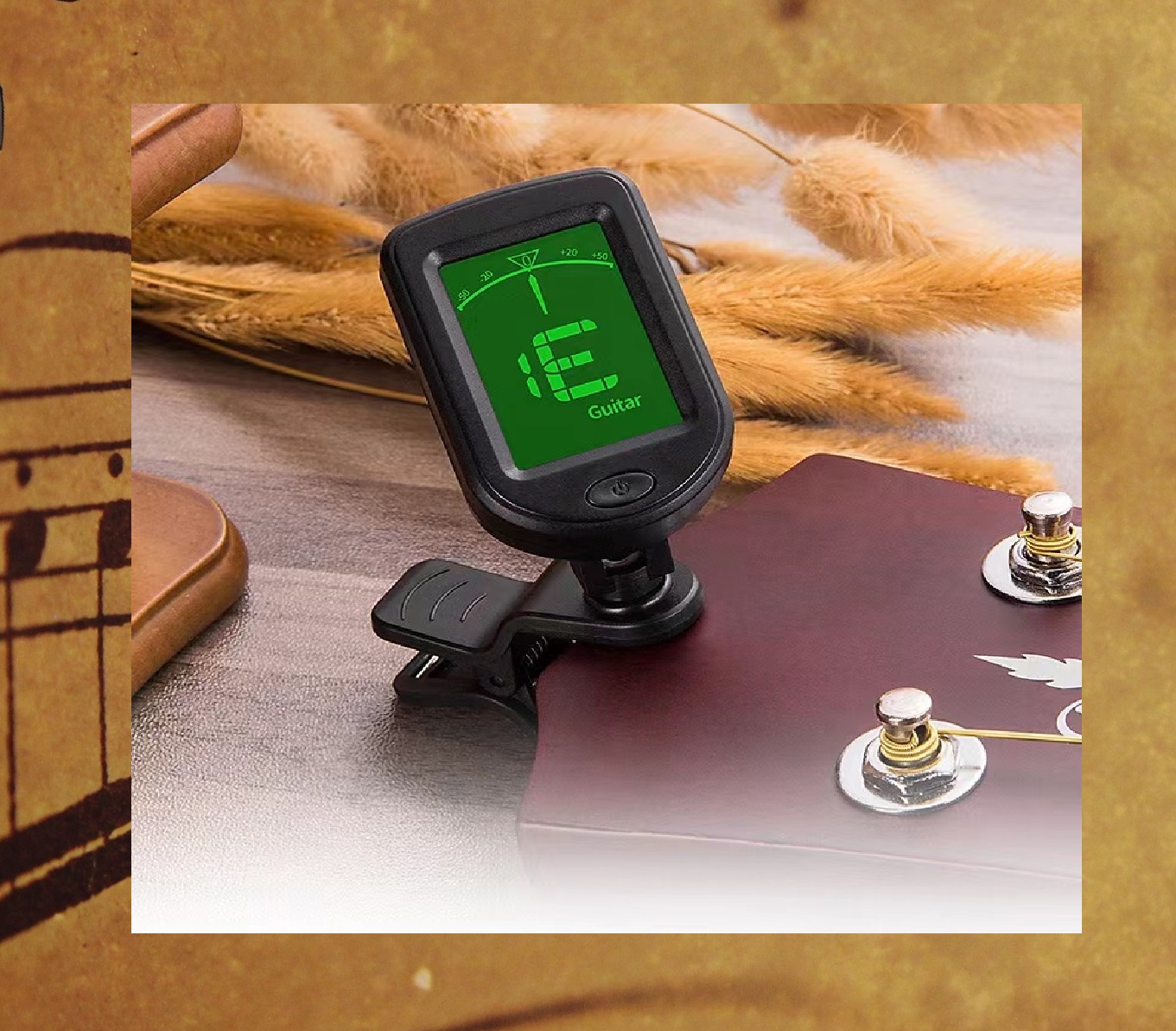 Clip-Tuner Stimmgerät für Ukulele-Gitarre-Violine-Bass + Chromatisch Clip-Tuner Stimmgerät für Ukulele-Gitarre-Violine-Bass + Chromatisch