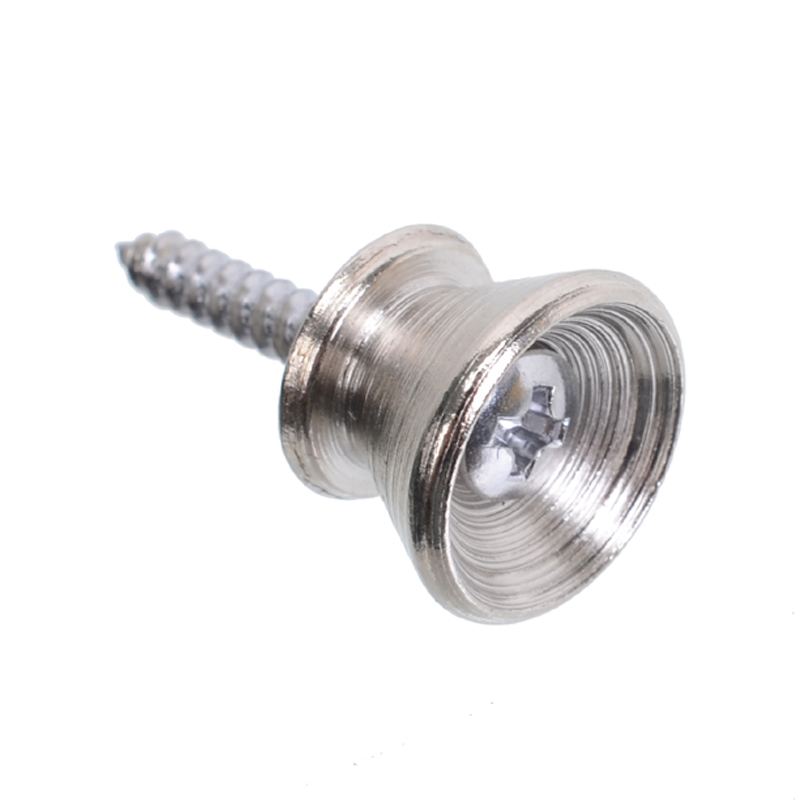 Gurtpins - Gurthalteknöpfe - Verchromt - 2 Stück