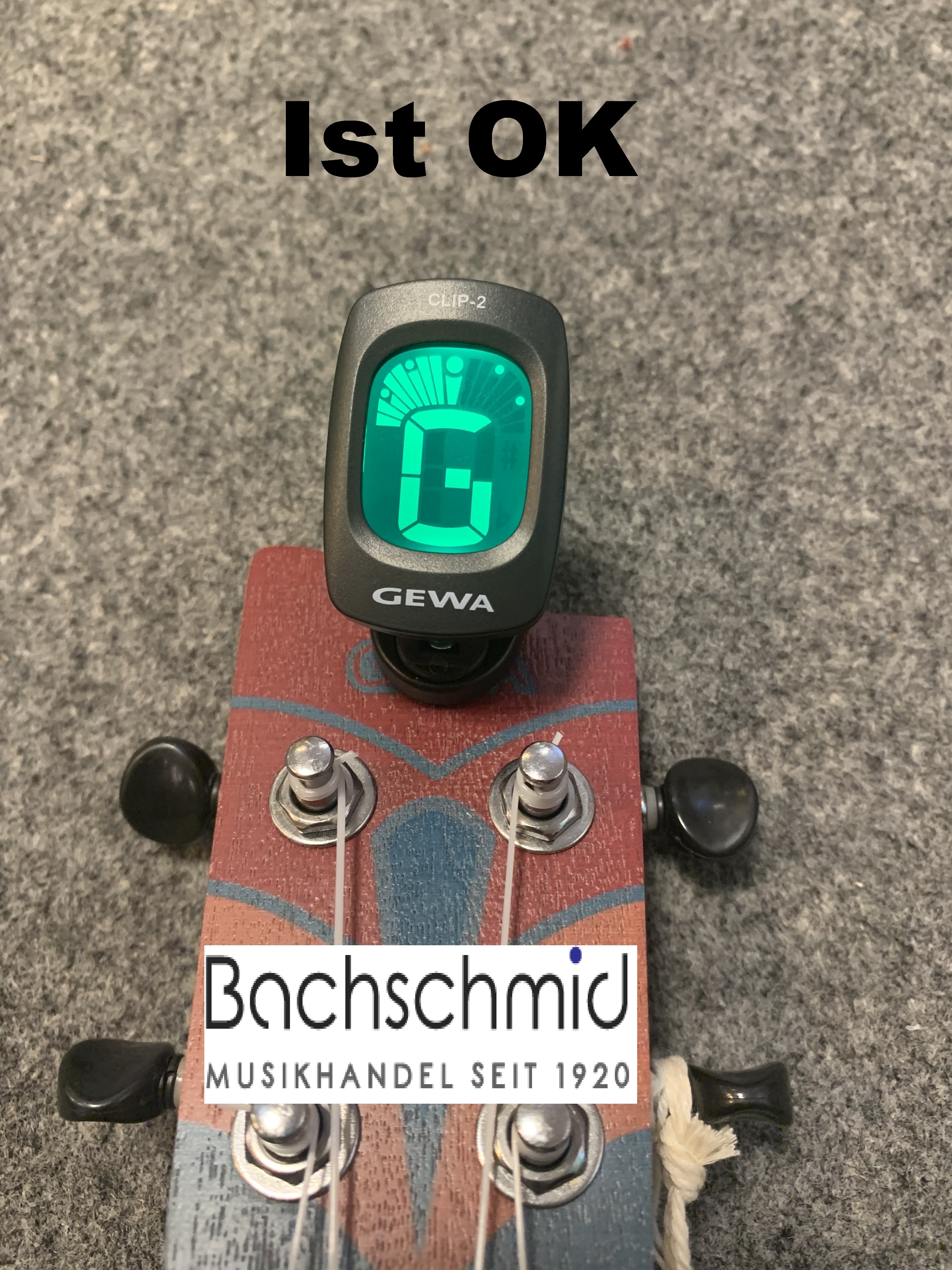 Stimmgerät - Clip Tuner - für alle Saiteninstrumente - schaltet beim Anstecken Automatisch ein