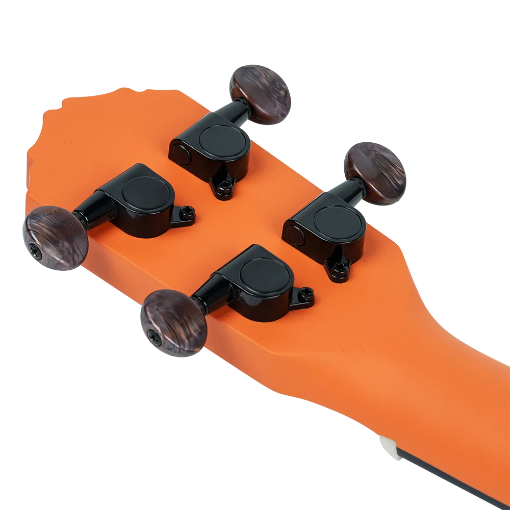 Ortega Konzert Ukulele Halloween mit Gigbag-Gurt-Filzplektren 