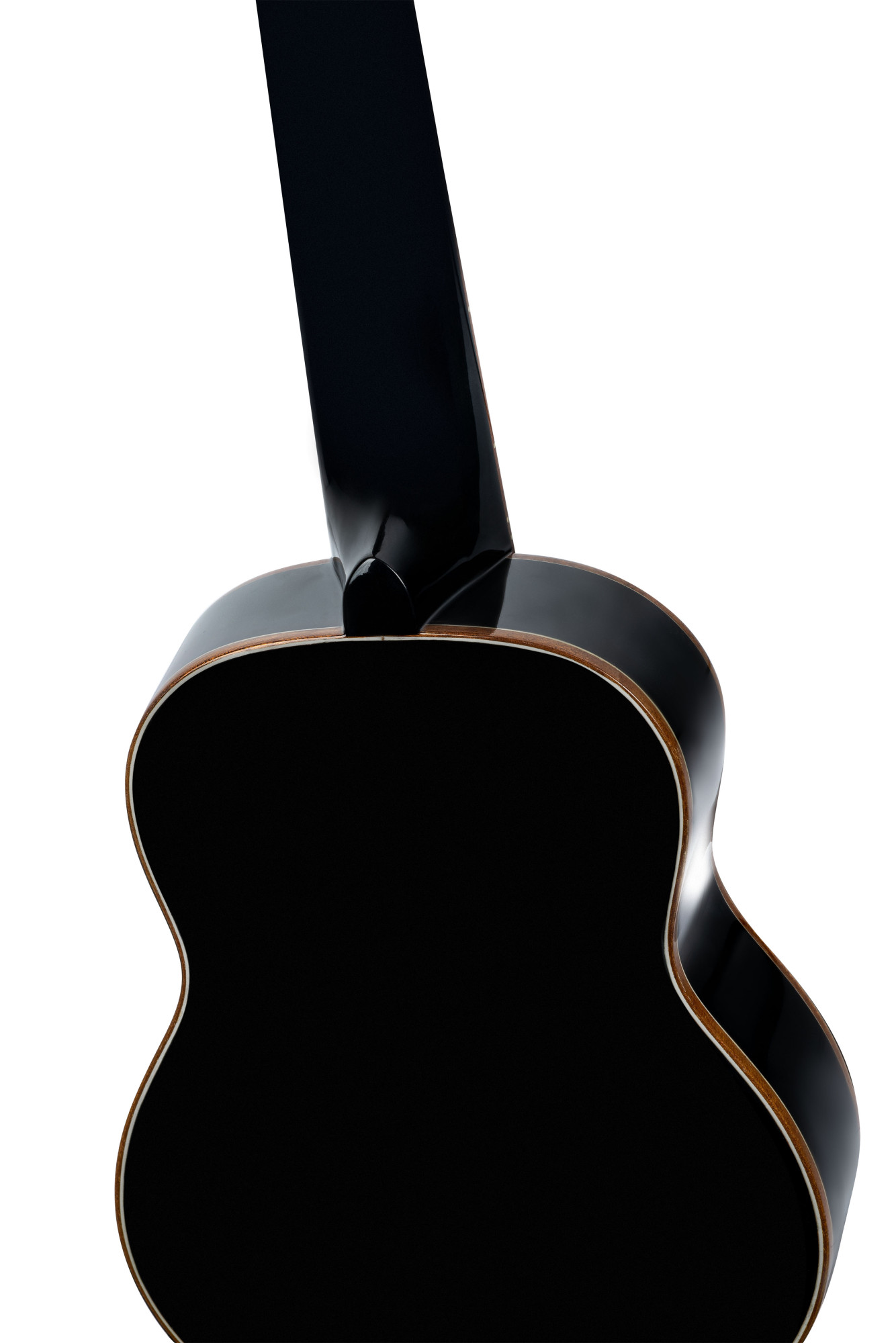 Sopran Ukulele 21" Ortega schwarz mit GigBag-Stimmgerät + Plektren Sopran Ukulele 21" Ortega schwarz mit GigBag-Stimmgerät + Plektren