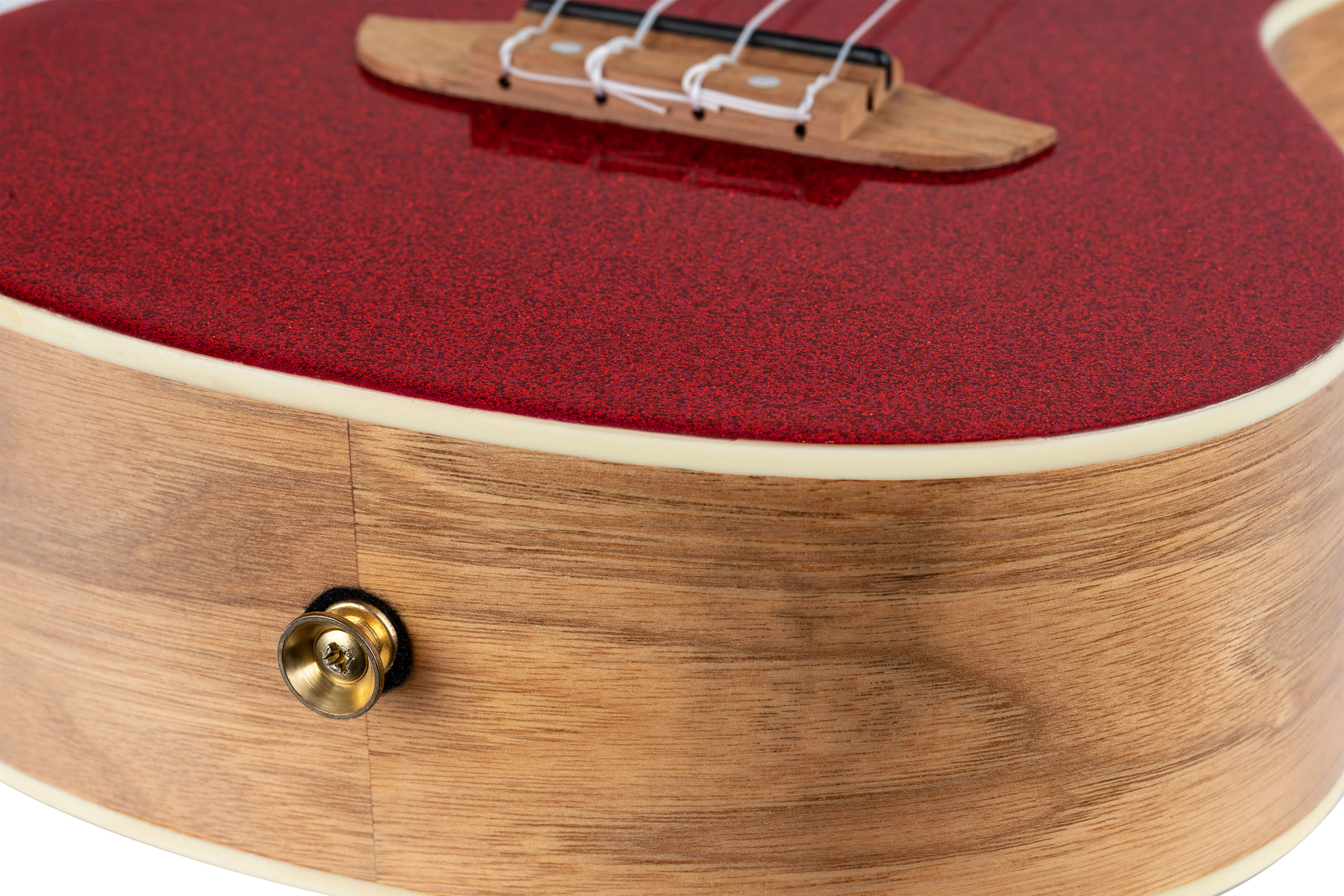 Ortega Konzert Ukulele metallic Rot mit Gigbag und Zubehör zum Sonderpreis