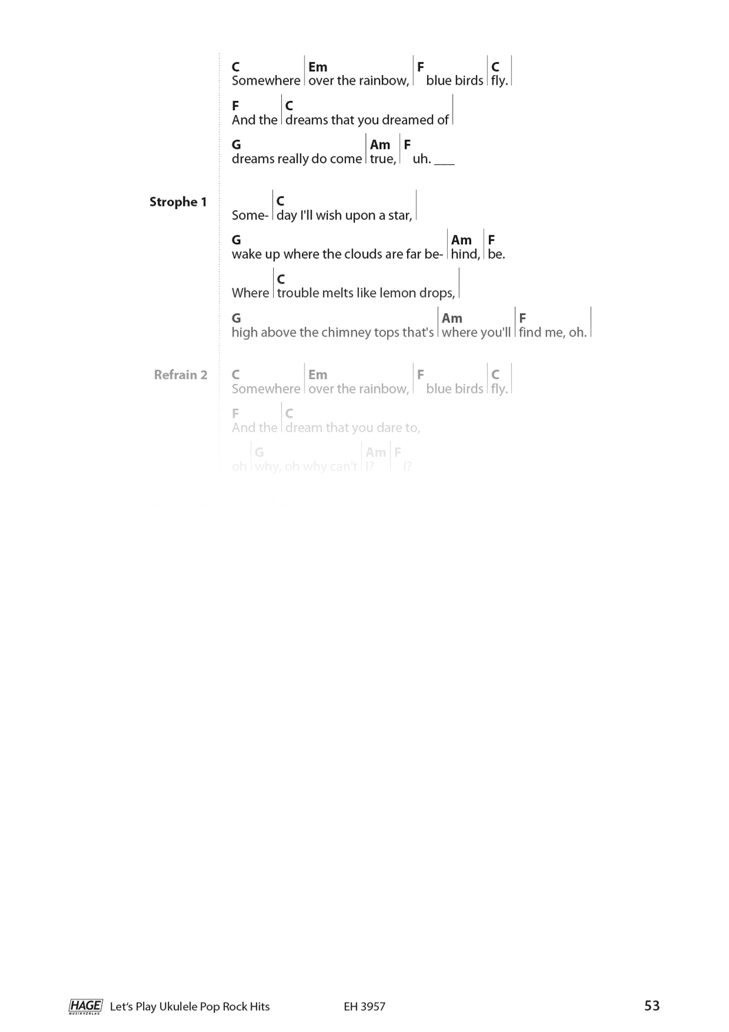 Let´s Play Ukulele - Pop Rock Hits - 40 Tolle Songs für Ukulele - mit 2 CD´s