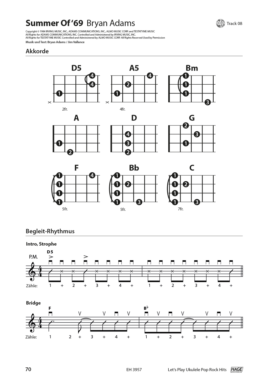 Let´s Play Ukulele - Pop Rock Hits - 40 Tolle Songs für Ukulele - mit 2 CD´s