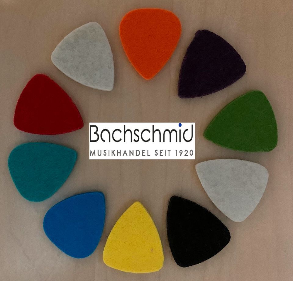 10 Filzplektren + 5 Zelluloid Plektren zum Sonderpreis