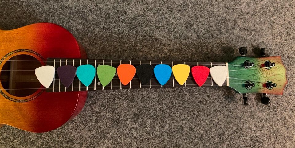 Filz Plektrum für Ukulele 20 Stück