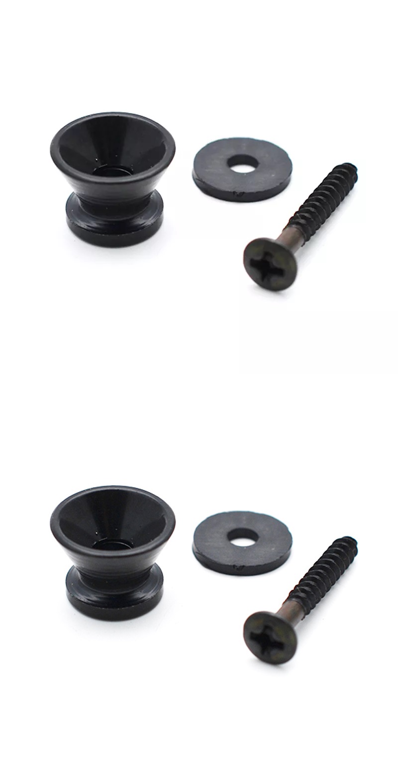 Ukulelen Gurt schwarz 4 cm breit mit 2 Gurtpins schwarz