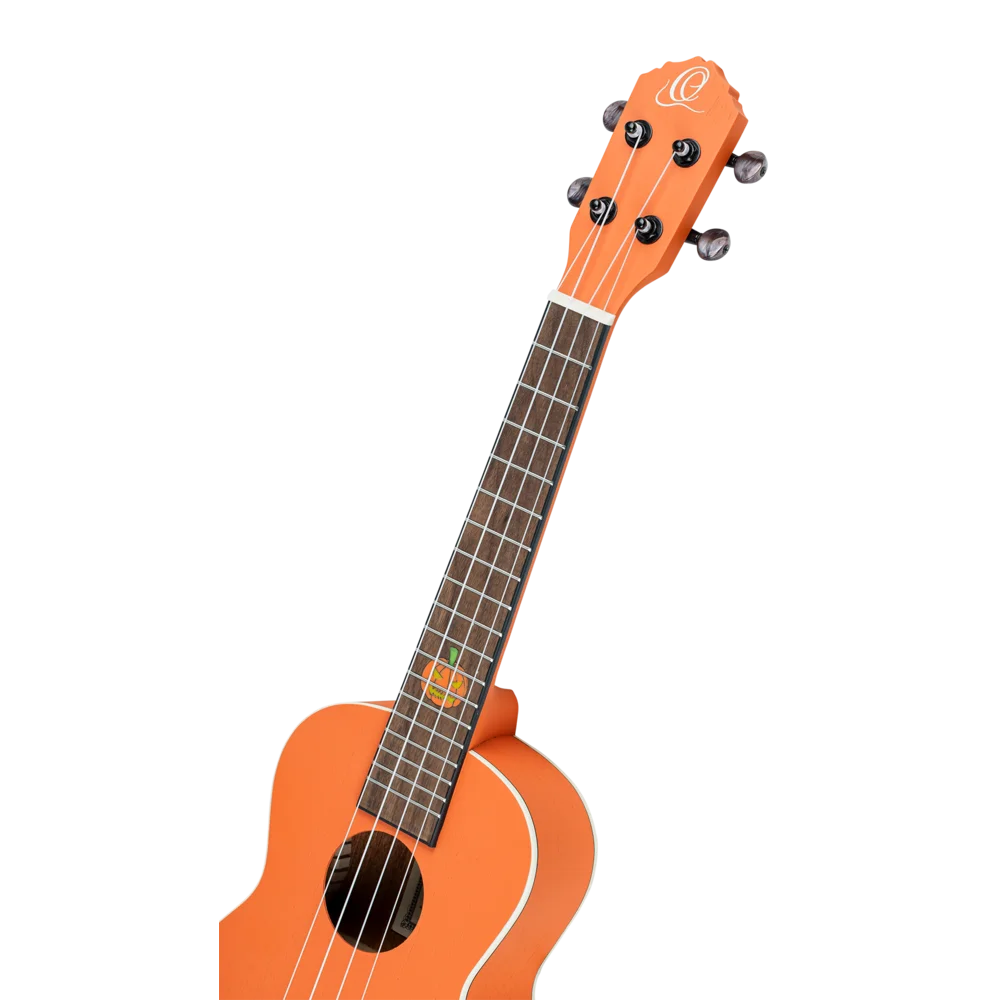 Ortega Konzert Ukulele Halloween mit Gigbag-Gurt-Filzplektren 