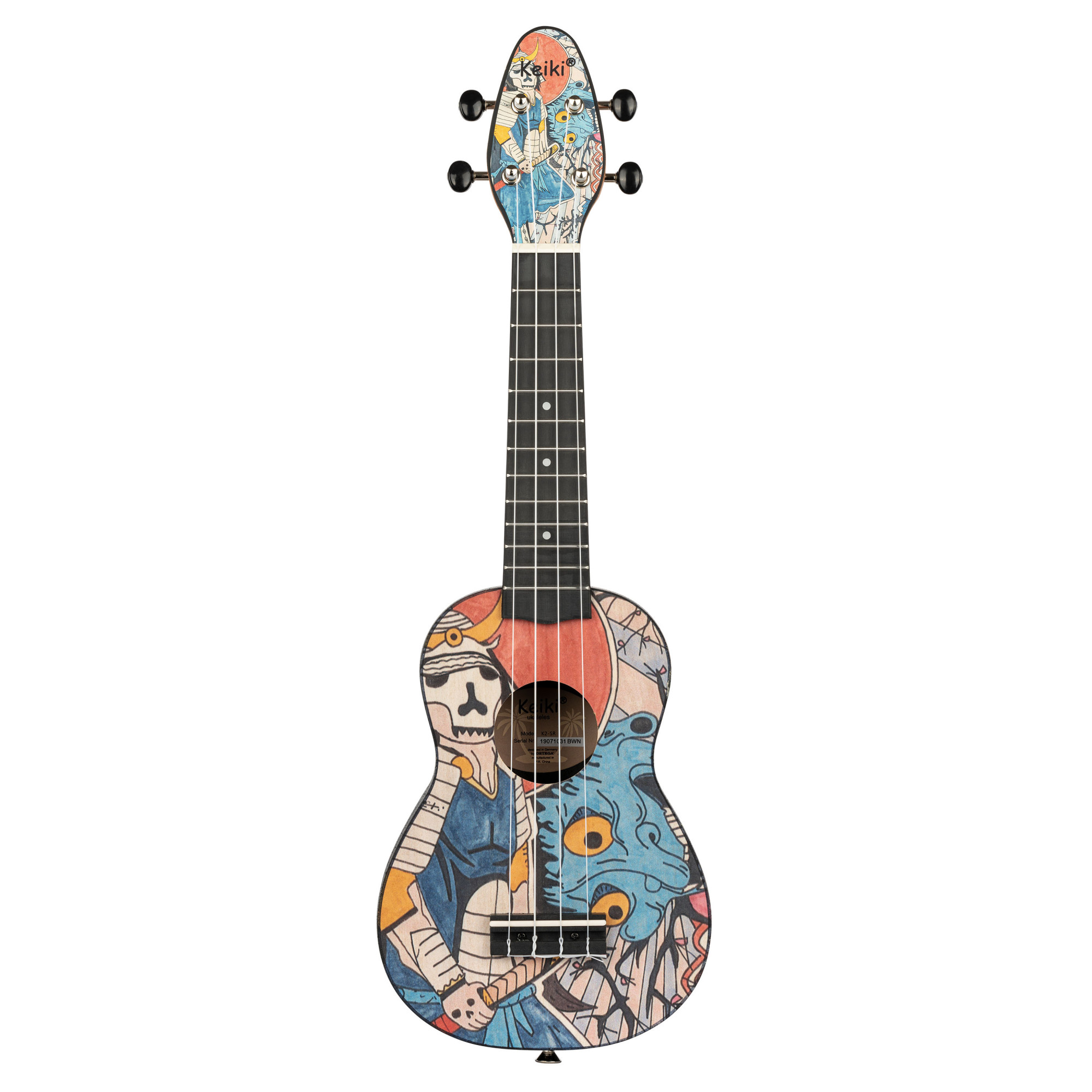 Keiki Sopran Ukulele mit Zubehör Keiki Sopran Ukulele mit Zubehör