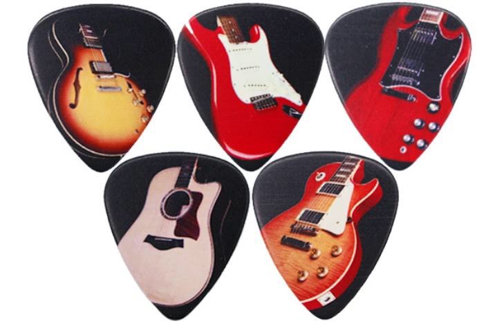 10 Filzplektren + 5 Zelluloid Plektren zum Sonderpreis