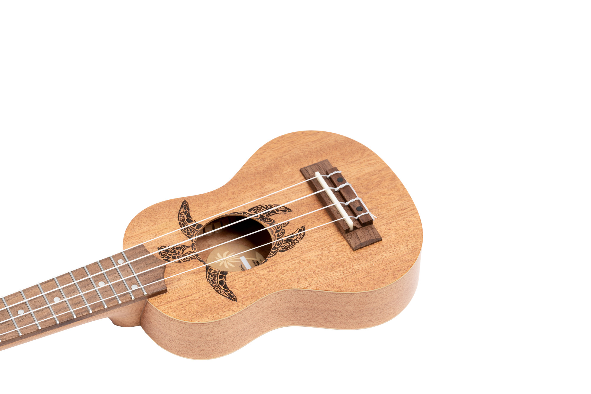 Sopranino Linkshänder Ukulele mit Zubehör