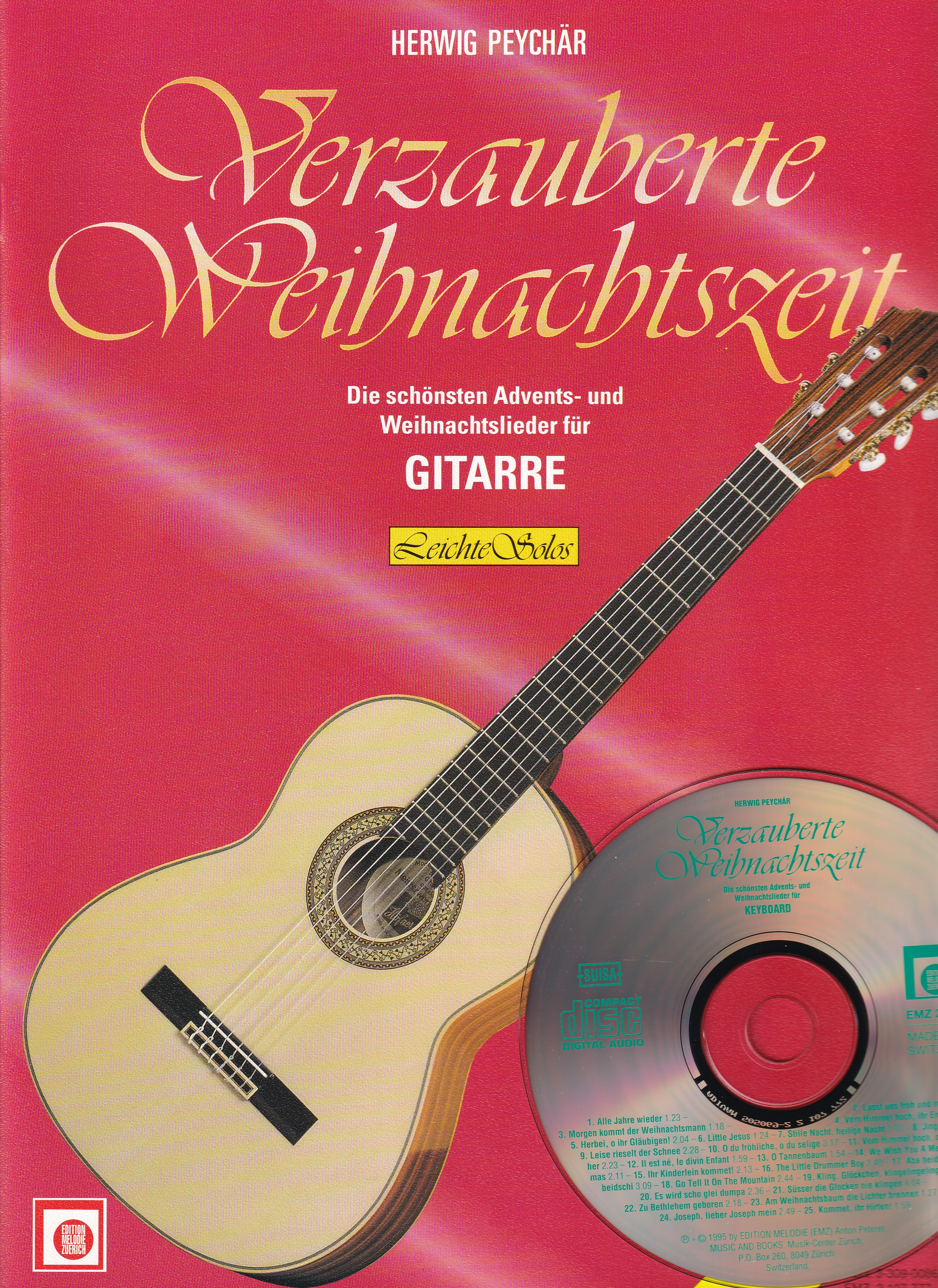 Weihnachtslieder für Gitarre + Ukulele mit CD zum Sonderpreis
