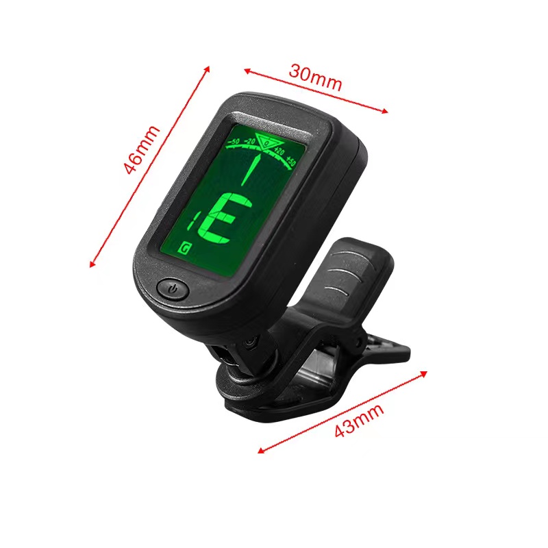 Clip-Tuner Stimmgerät für Ukulele-Gitarre-Violine-Bass + Chromatisch Clip-Tuner Stimmgerät für Ukulele-Gitarre-Violine-Bass + Chromatisch