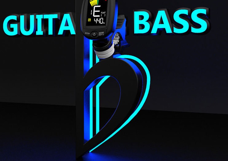 Stimmgerät Clip Tuner mit Color Display - Vibration + Micro Stimmgerät Clip Tuner mit Color Display - Vibration + Micro