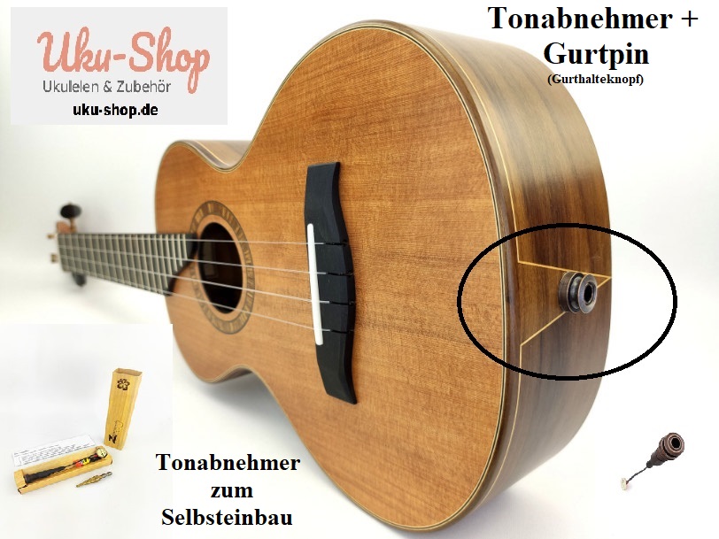 Tonabnehmer für Ukulele zum Selbsteinbau