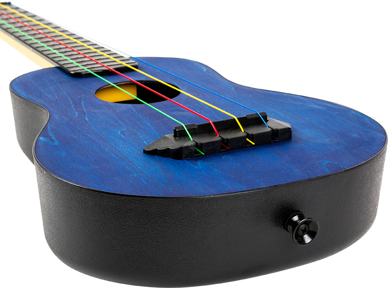 Sopran Ukulele 21"  mit längerem Hals + Zubehör zum Sonderpreis