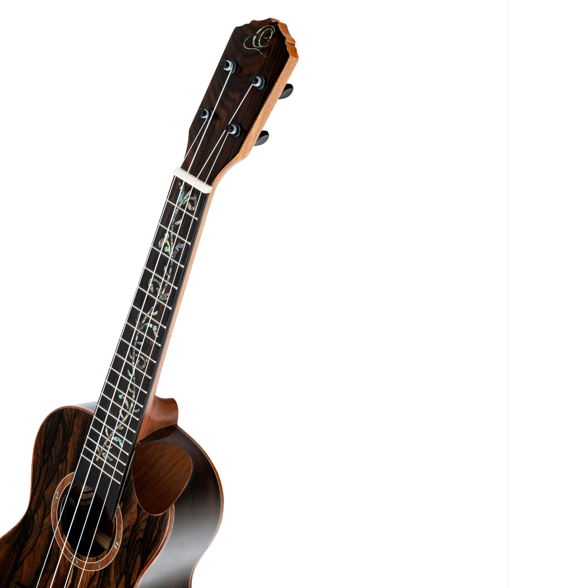 Ortega Konzert Ukulele Elite  aus Zirikote mit Tonabnehmer + Elite Gigbag