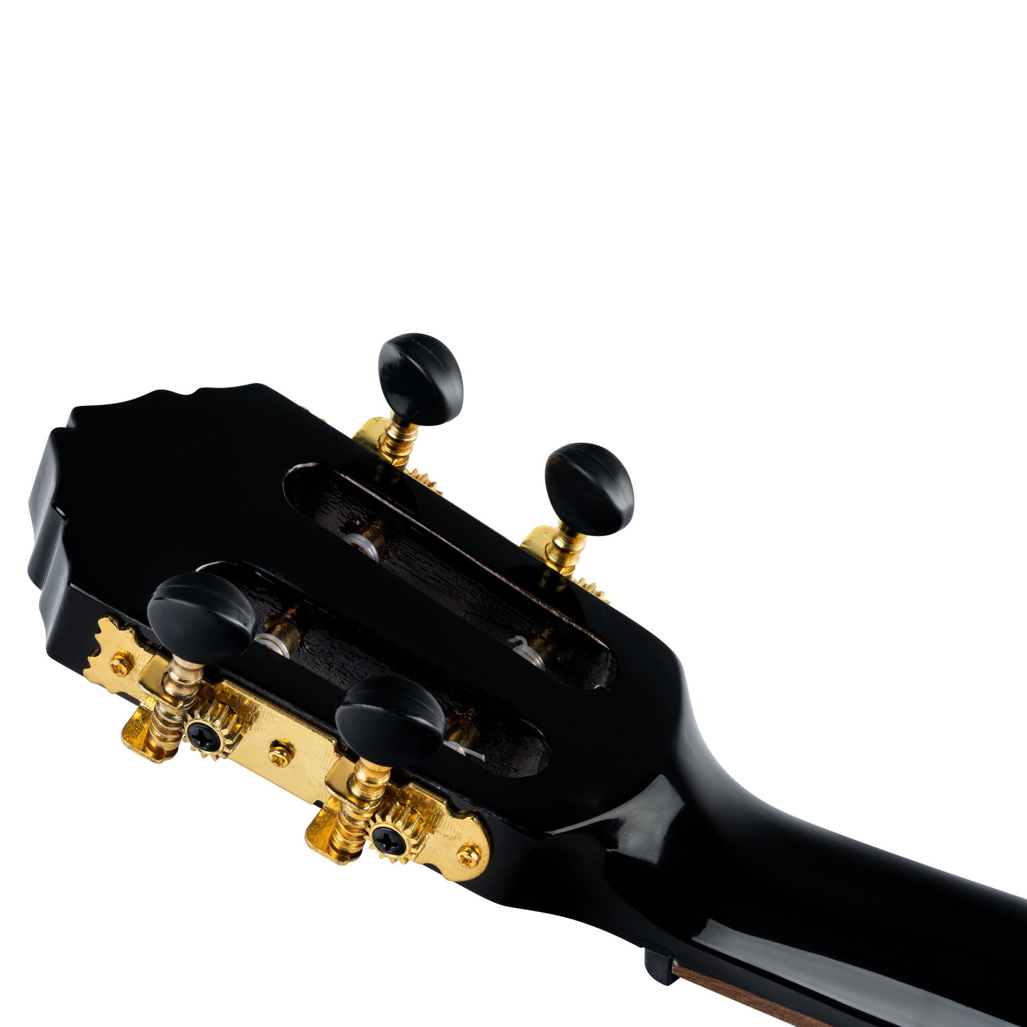 Sopran Ukulele 21" Ortega schwarz mit GigBag-Stimmgerät + Plektren Sopran Ukulele 21" Ortega schwarz mit GigBag-Stimmgerät + Plektren
