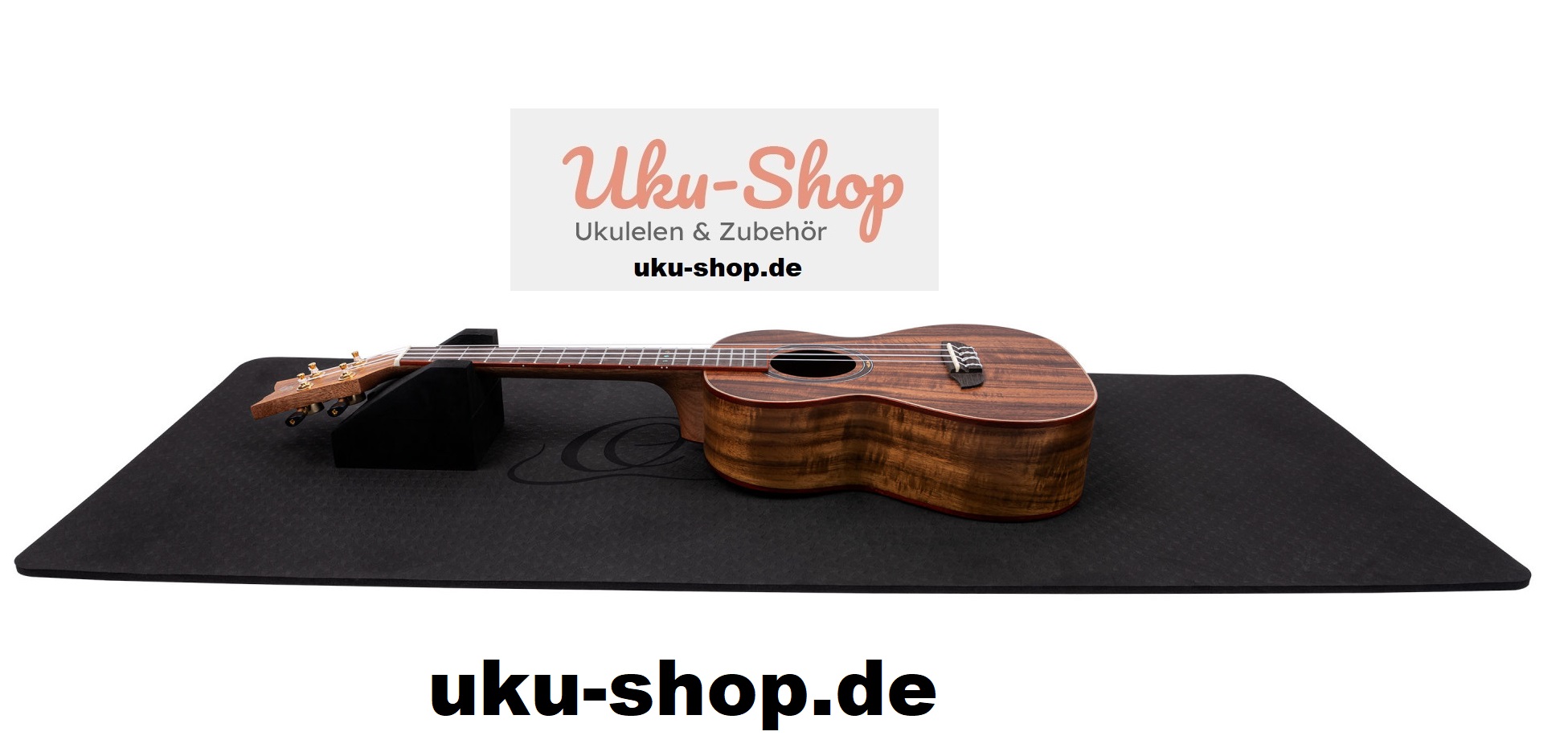 Arbeitsmatte mit Halsstütze für Ukulele - Gitarre 