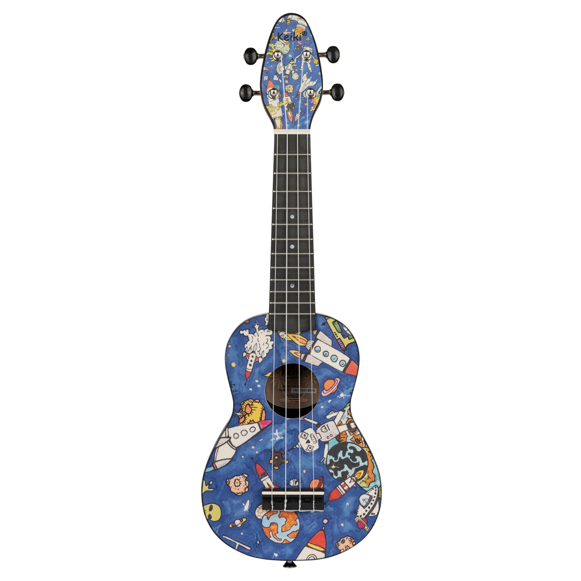 Keiki - Ortega  Sopran Ukulele mit Zubehör