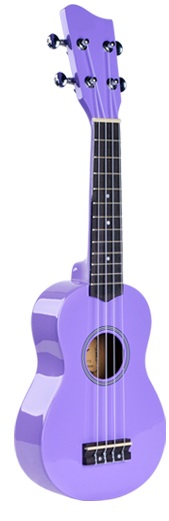 Sopran Ukulele 21" in Lila