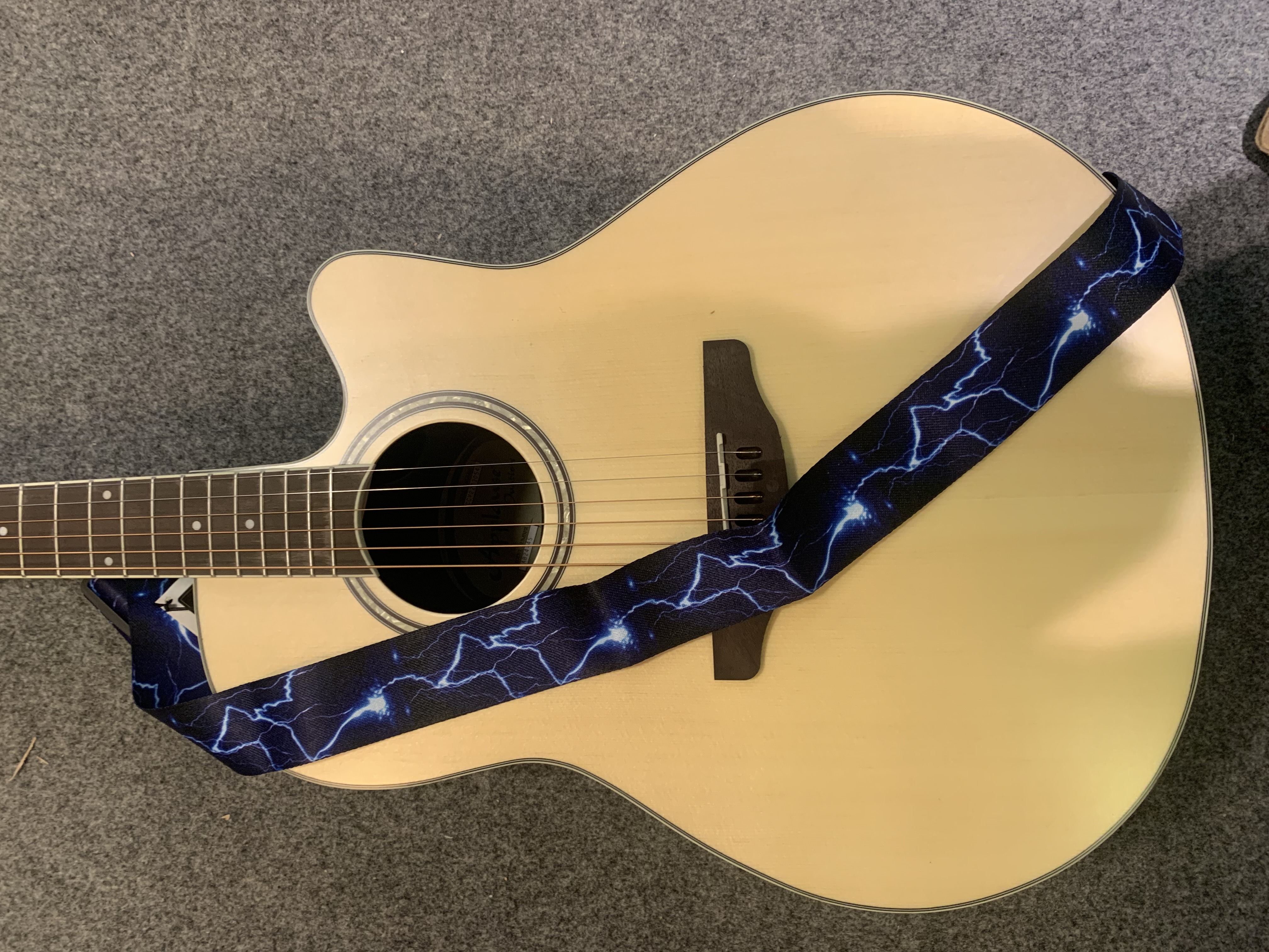 Umhängegurt 5 cm Breit für: Gitarre-Ukulele-Banjo