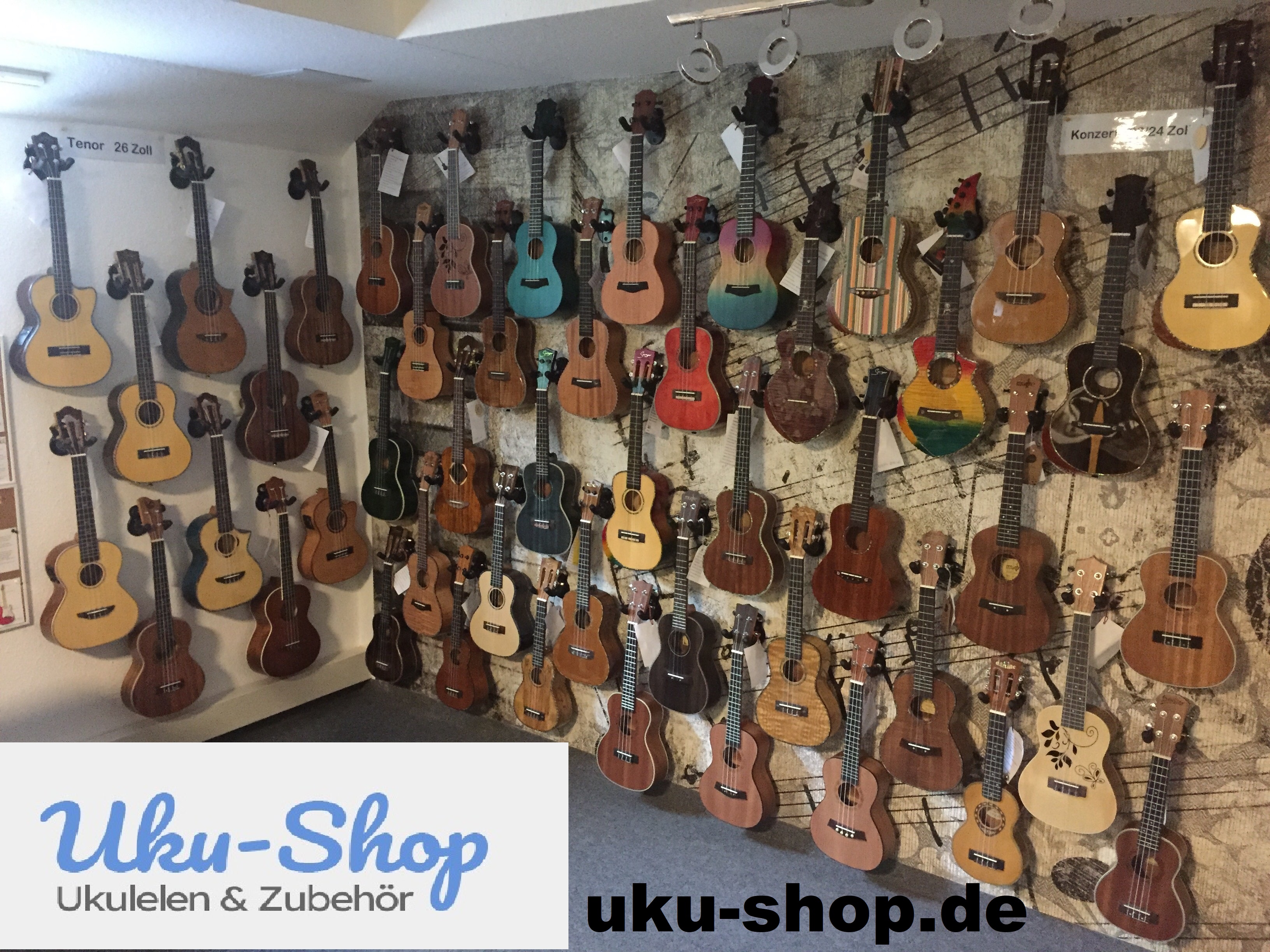 Gurt für Ukulele und Gitarre 5 cm Breit in Blau
